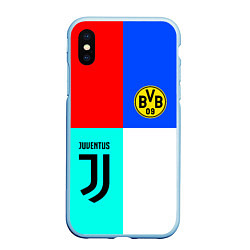 Чехол iPhone XS Max матовый Juventus x Borussia