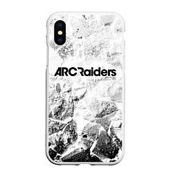 Чехол iPhone XS Max матовый ARC Raiders white graphite, цвет: 3D-белый