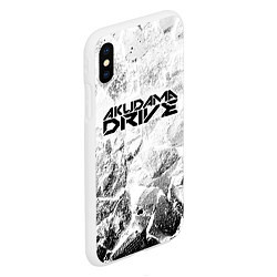 Чехол iPhone XS Max матовый Akudama Drive white graphite, цвет: 3D-белый — фото 2