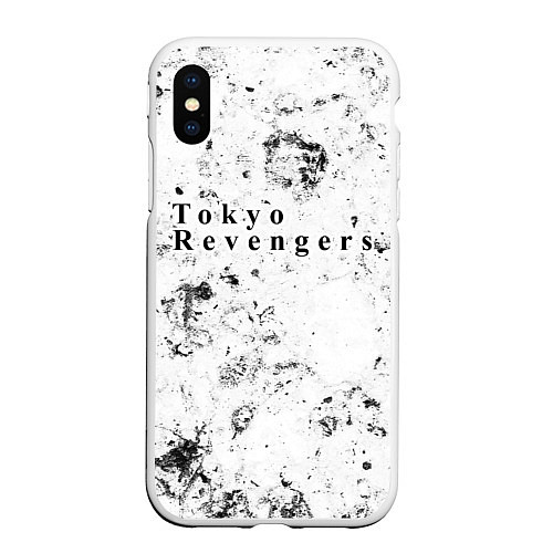 Чехол iPhone XS Max матовый Tokyo Revengers dirty ice / 3D-Белый – фото 1