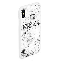 Чехол iPhone XS Max матовый Maneskin dirty ice, цвет: 3D-белый — фото 2