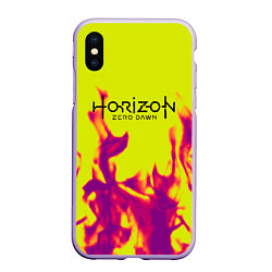 Чехол iPhone XS Max матовый Horizon: Zero Dawn flame
