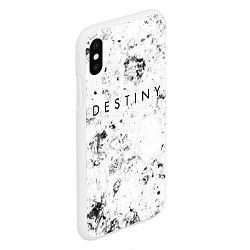 Чехол iPhone XS Max матовый Destiny dirty ice, цвет: 3D-белый — фото 2