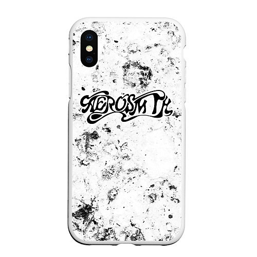 Чехол iPhone XS Max матовый Aerosmith dirty ice / 3D-Белый – фото 1