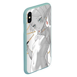 Чехол iPhone XS Max матовый Sousou no Frieren Фрирен beautiful sexy, цвет: 3D-мятный — фото 2