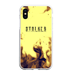 Чехол iPhone XS Max матовый Stalker fire retro