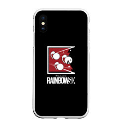 Чехол iPhone XS Max матовый Rainbow six game ubisoft
