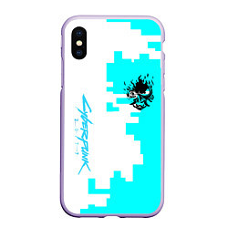 Чехол iPhone XS Max матовый Cyberpunk 2077 gamer