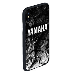 Чехол iPhone XS Max матовый Yamaha black graphite, цвет: 3D-черный — фото 2