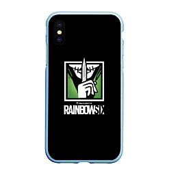 Чехол iPhone XS Max матовый Rainbow six шутер онлайн