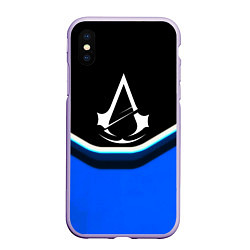 Чехол iPhone XS Max матовый Assassins Creed logo abstergo