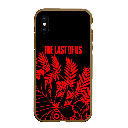 Чехол iPhone XS Max матовый The last of us tropic / 3D-Коричневый – фото 1