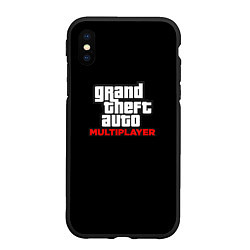 Чехол iPhone XS Max матовый GTA мультиплеер