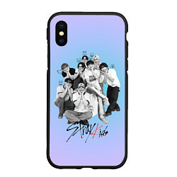 Чехол iPhone XS Max матовый Stray Kids family photo