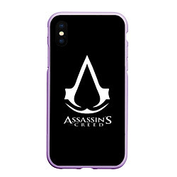 Чехол iPhone XS Max матовый Assassins Creed logo game