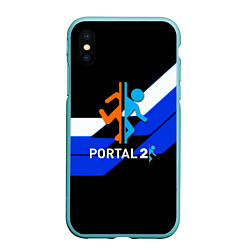 Чехол iPhone XS Max матовый Portal geometry