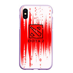 Чехол iPhone XS Max матовый Dota abstraction