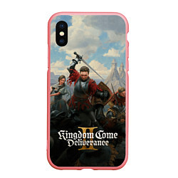 Чехол iPhone XS Max матовый Битва Kingdom come deliverence 2, цвет: 3D-баблгам