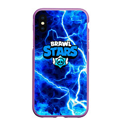 Чехол iPhone XS Max матовый Brawl stars storm