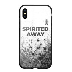 Чехол iPhone XS Max матовый Spirited Away - white gradient посередине