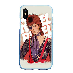 Чехол iPhone XS Max матовый David Bowie Rebel