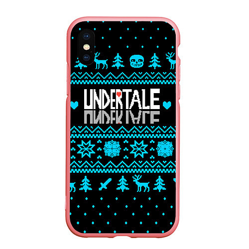 Чехол iPhone XS Max матовый Undertale rpg winter / 3D-Баблгам – фото 1