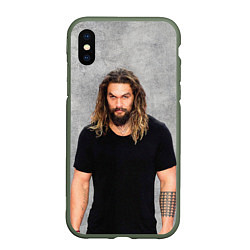 Чехол iPhone XS Max матовый Jason Momoa