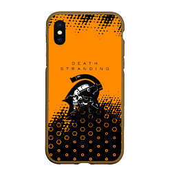 Чехол iPhone XS Max матовый Death Stranding game studio