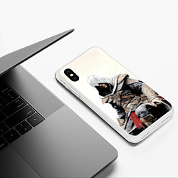 Чехол iPhone XS Max матовый Assassins creed game 2, цвет: 3D-белый — фото 2