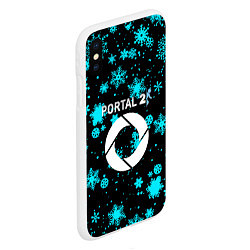 Чехол iPhone XS Max матовый Portal winter, цвет: 3D-белый — фото 2