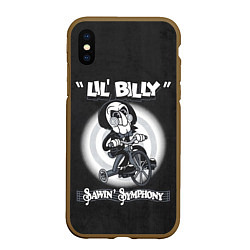 Чехол iPhone XS Max матовый Lil Billy - Saw