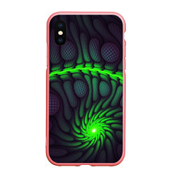 Чехол iPhone XS Max матовый Броня суперчеловека, цвет: 3D-баблгам