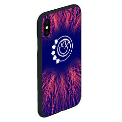 Чехол iPhone XS Max матовый Blink 182 red energy, цвет: 3D-черный — фото 2