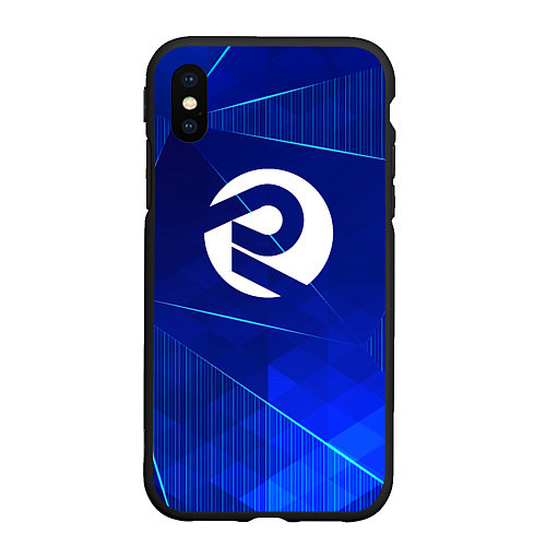 Чехол iPhone XS Max матовый ARC Raiders blue poly / 3D-Черный – фото 1