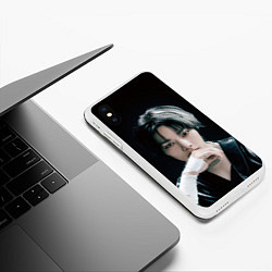 Чехол iPhone XS Max матовый Stray Kids I N Giant concept, цвет: 3D-белый — фото 2