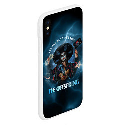 Чехол iPhone XS Max матовый The Offspring Let the Bad Times Roll, цвет: 3D-белый — фото 2