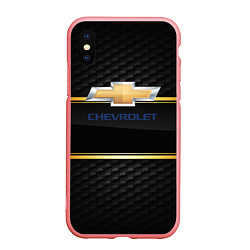 Чехол iPhone XS Max матовый Chevrolet auto steel