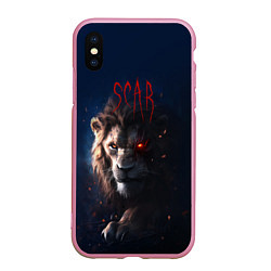 Чехол iPhone XS Max матовый The Lion King - Scar