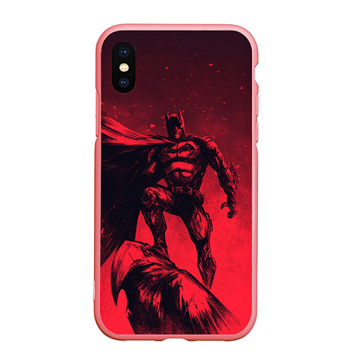 Чехол iPhone XS Max матовый Batman - art / 3D-Баблгам – фото 1