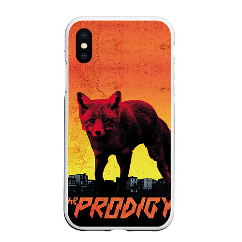 Чехол iPhone XS Max матовый The Prodigy: Red Fox / 3D-Белый – фото 1