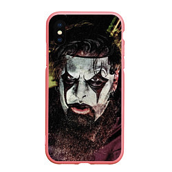 Чехол iPhone XS Max матовый Slipknot Face