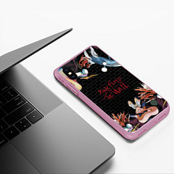 Чехол iPhone XS Max матовый Pink Floyd: The Wall, цвет: 3D-розовый — фото 2