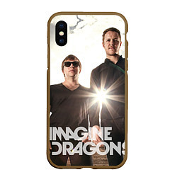 Чехол iPhone XS Max матовый Imagine Dragons