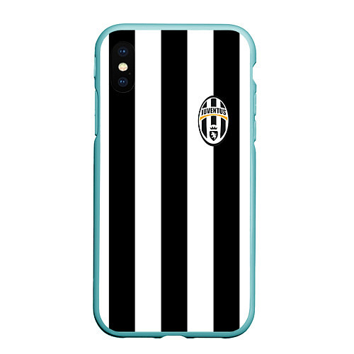 Чехол iPhone XS Max матовый Juventus: Vidal / 3D-Мятный – фото 1