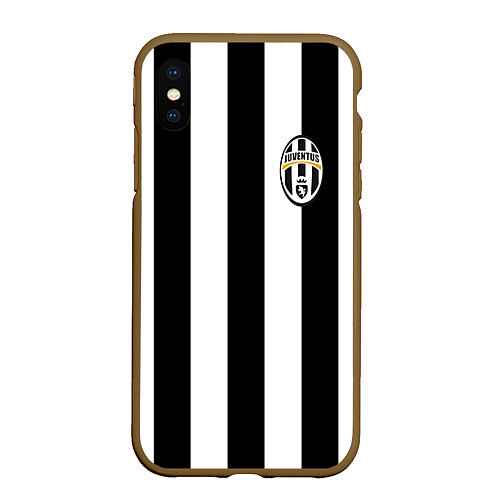 Чехол iPhone XS Max матовый Juventus: Pirlo / 3D-Коричневый – фото 1