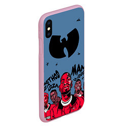 Чехол iPhone XS Max матовый Wu-Tang Clan: Method Man, цвет: 3D-розовый — фото 2