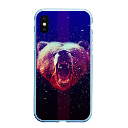 Чехол iPhone XS Max матовый Roar Bear