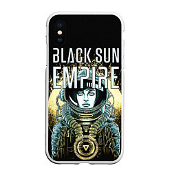 Чехол iPhone XS Max матовый Black Sun Empire