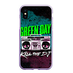 Чехол iPhone XS Max матовый Green Day: Kill the DJ