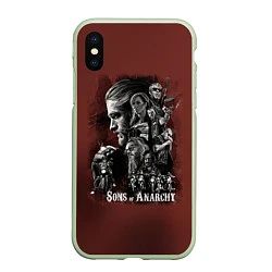 Чехол iPhone XS Max матовый Sons Of Anarchy